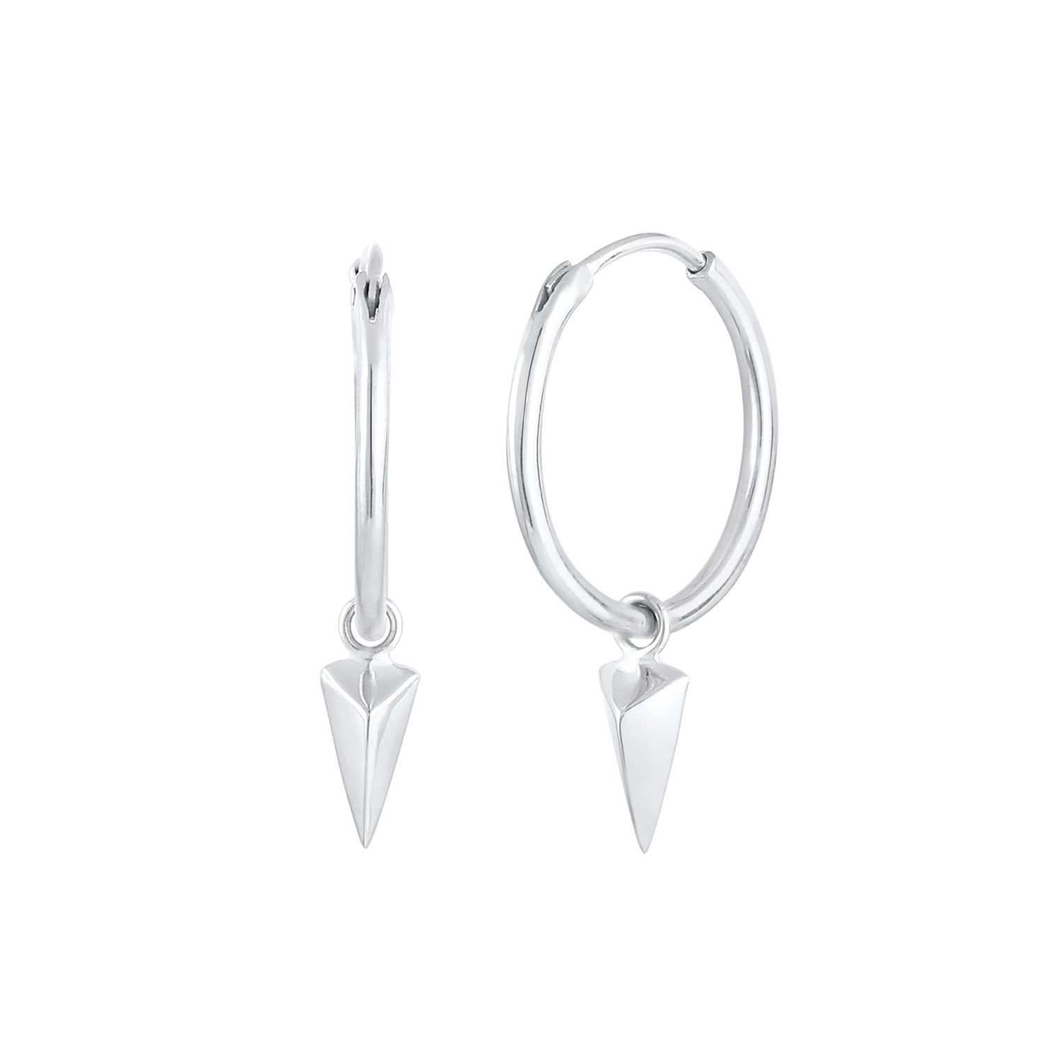 Silber - Elli | Creole Dreieck | 925er Sterling Silber