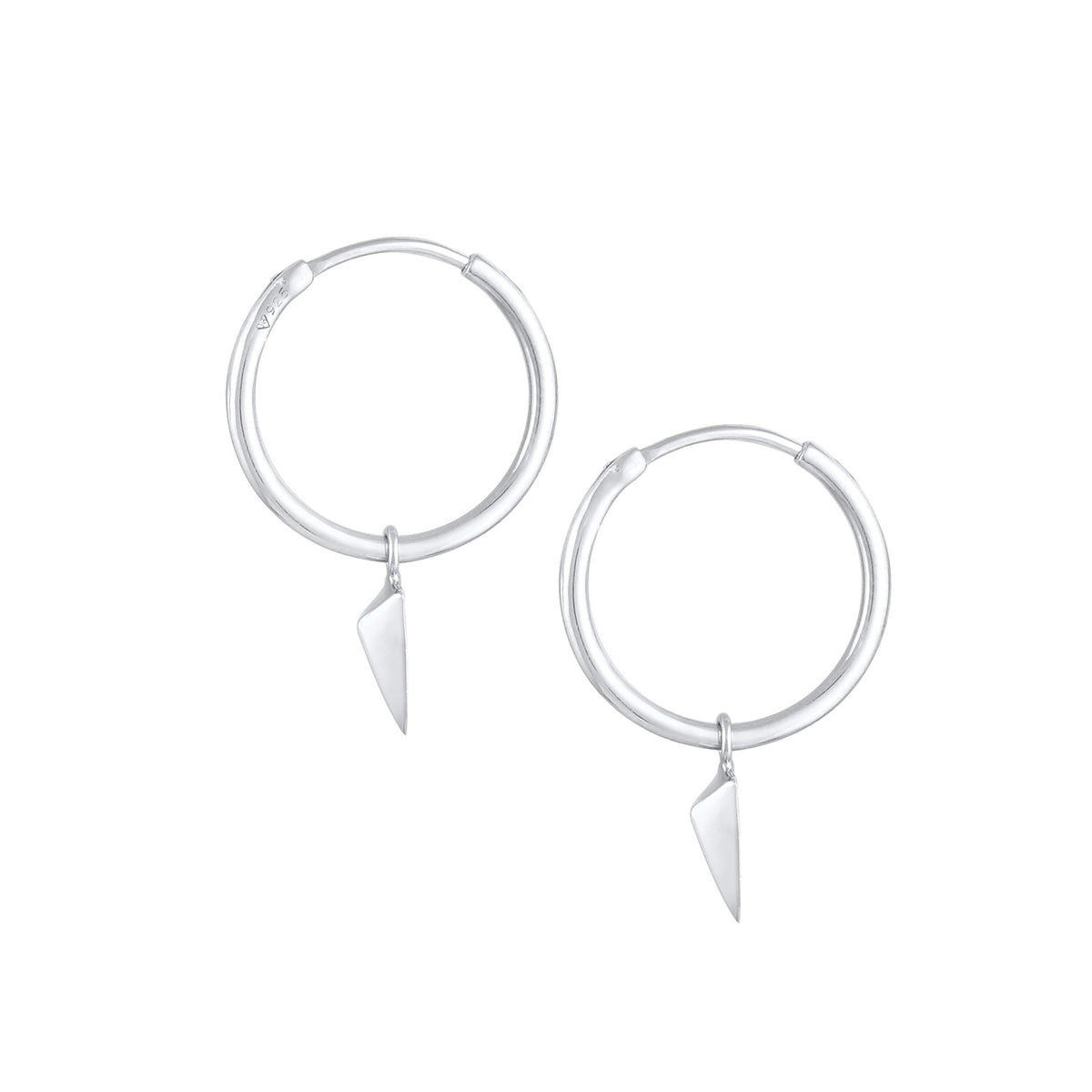 Silber - Elli | Creole Dreieck | 925er Sterling Silber