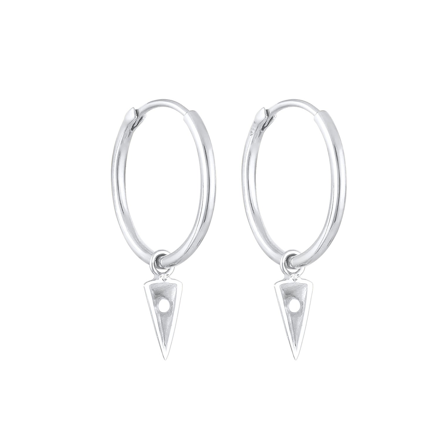 Silber - Elli | Creole Dreieck | 925er Sterling Silber