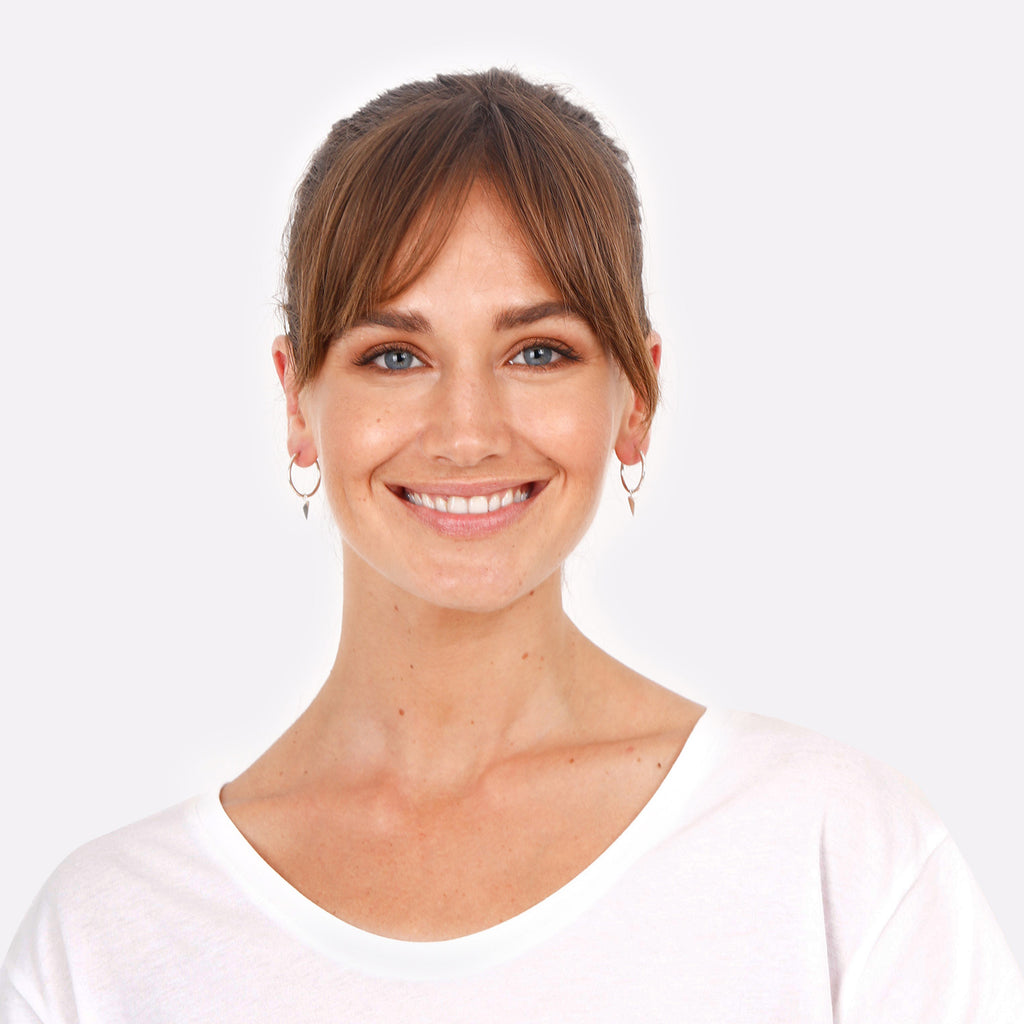 Silber - Elli | Creole Dreieck | 925er Sterling Silber