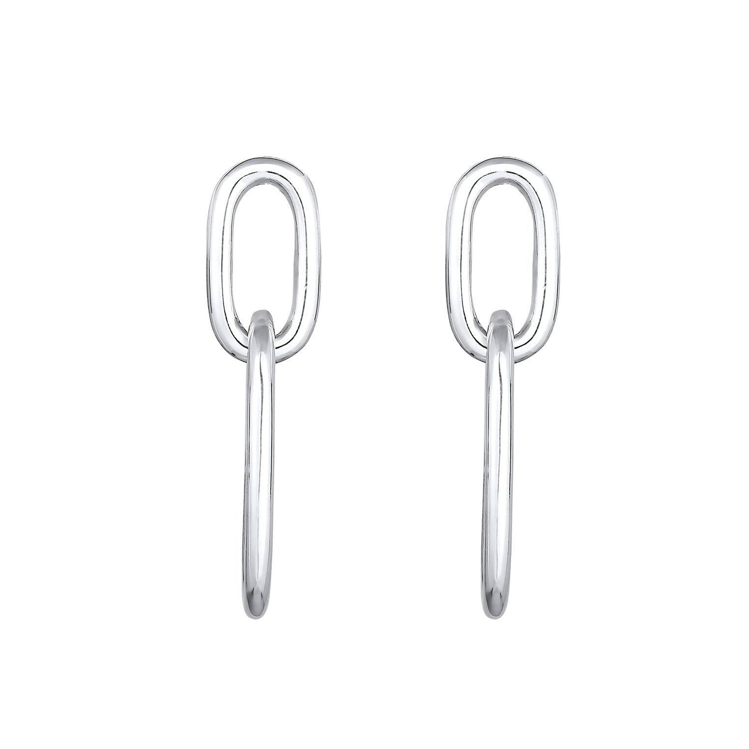 Silber - Elli | Ohrhänger Geo | 925er Sterling Silber
