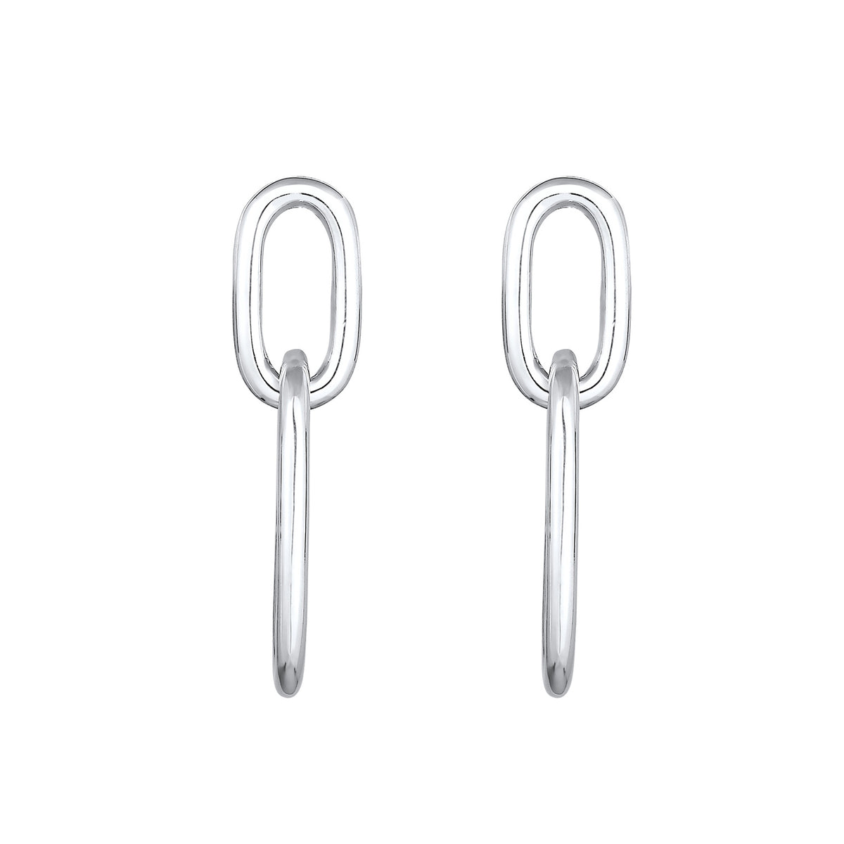Silber - Elli | Ohrhänger Geo | 925er Sterling Silber