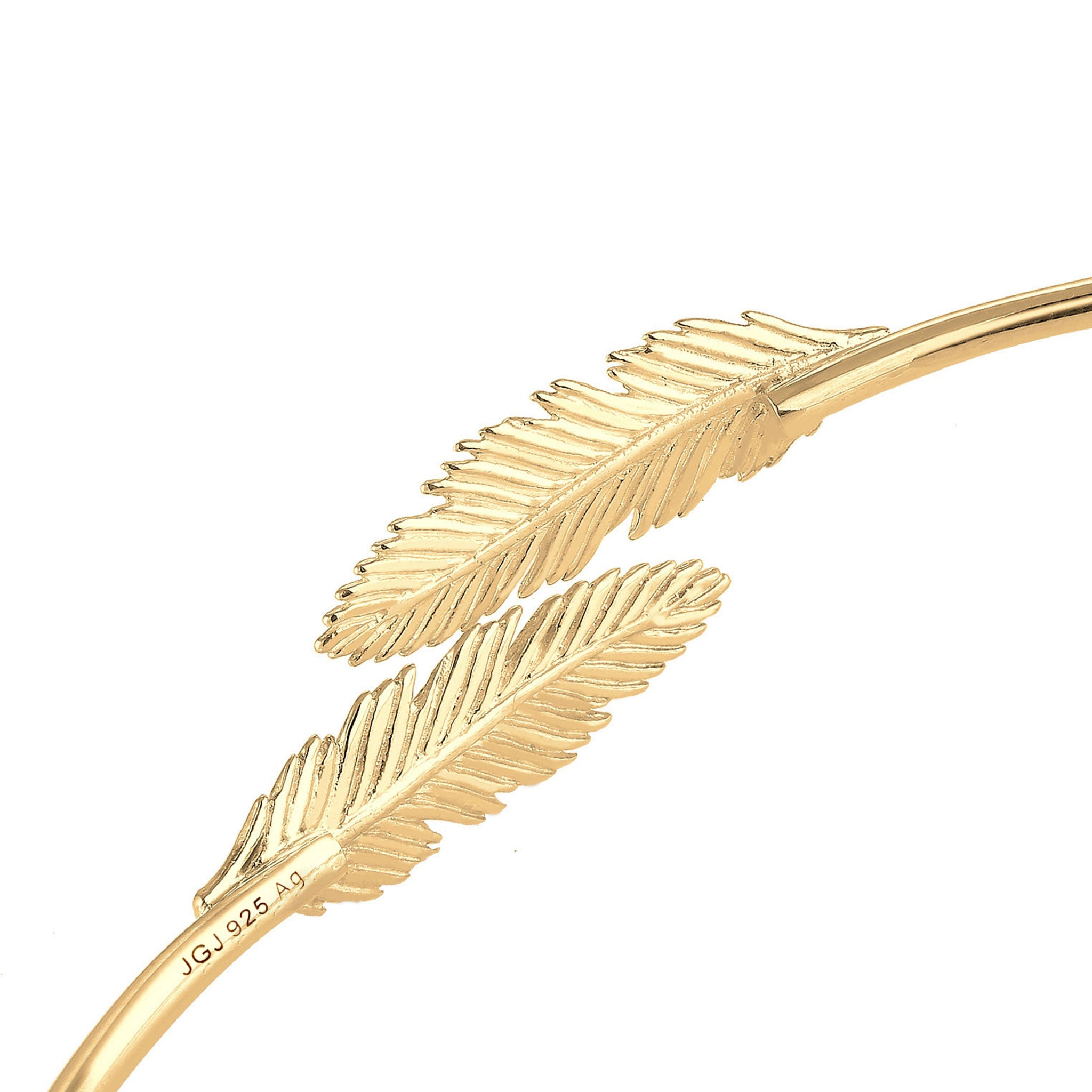 Gold - Elli | Armreif | 925 Sterling Silber vergoldet