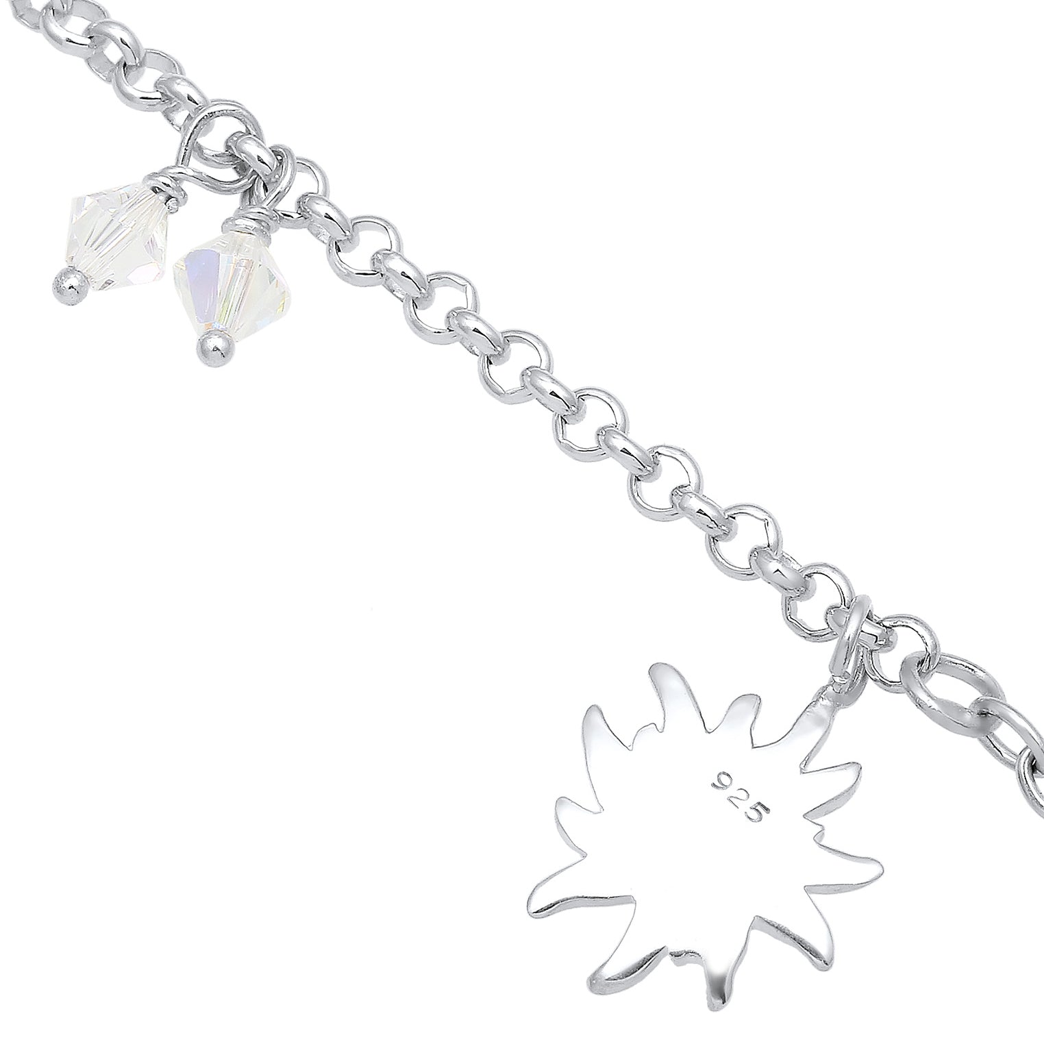 Silber - Elli | Armband | Mit Kristallen von Swarovski® (Weiß) | 925er Sterling Silber