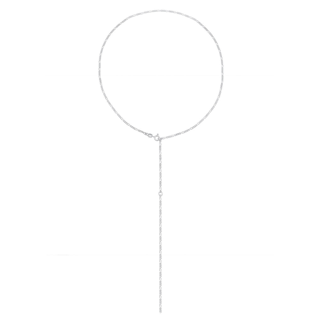 Silber - Elli | Figaro-Y-Halskette | 925er Sterling Silber