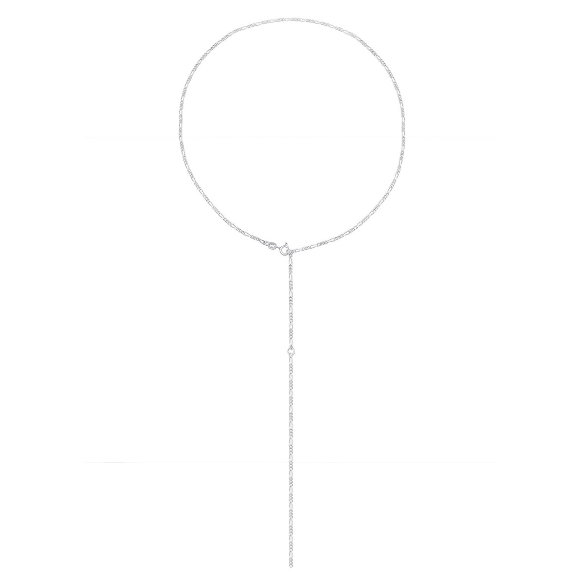 Silber - Elli | Figaro-Y-Halskette | 925er Sterling Silber