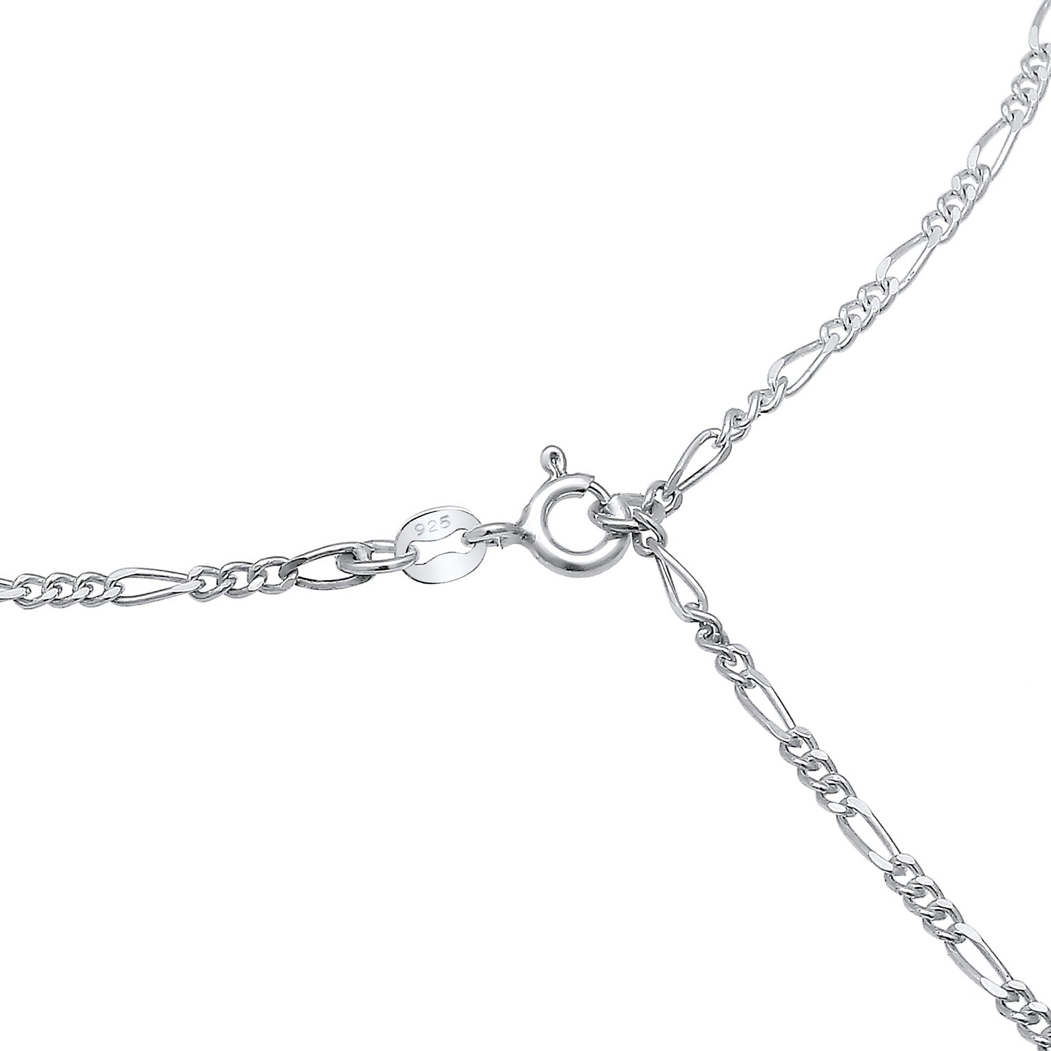 Silber - Elli | Figaro-Y-Halskette | 925er Sterling Silber
