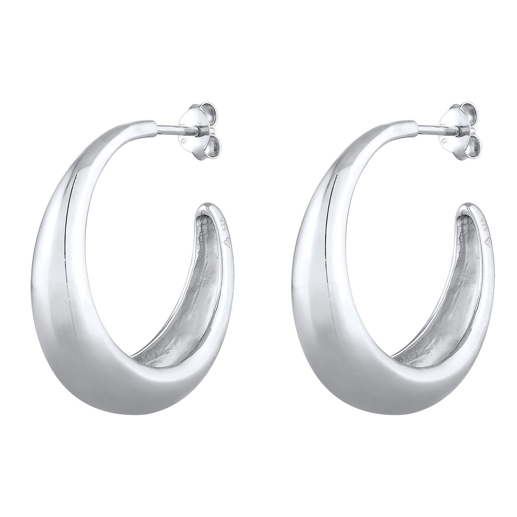 Silber - Elli | Creole | 925er Sterling Silber