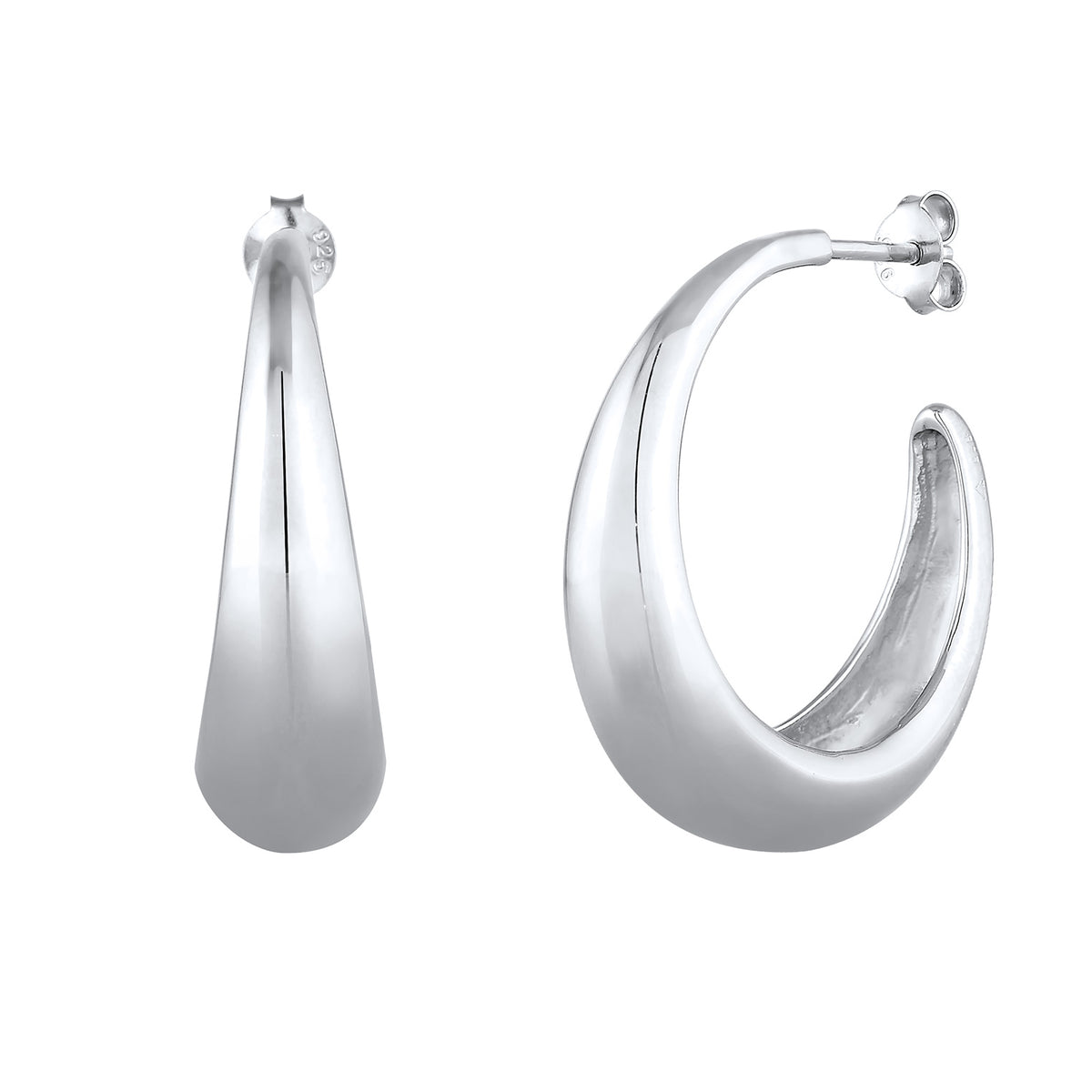 Silber - Elli | Creole | 925er Sterling Silber