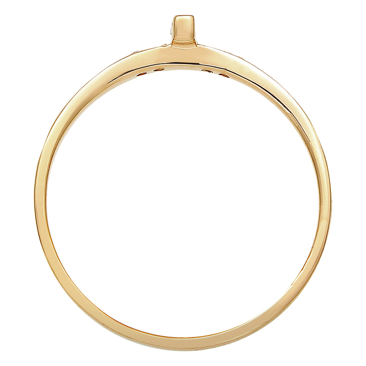 Gold - Elli DIAMONDS | Verlobungsring | Diamant ( Weiß, 0,02 ct ) | 585 Gelbgold