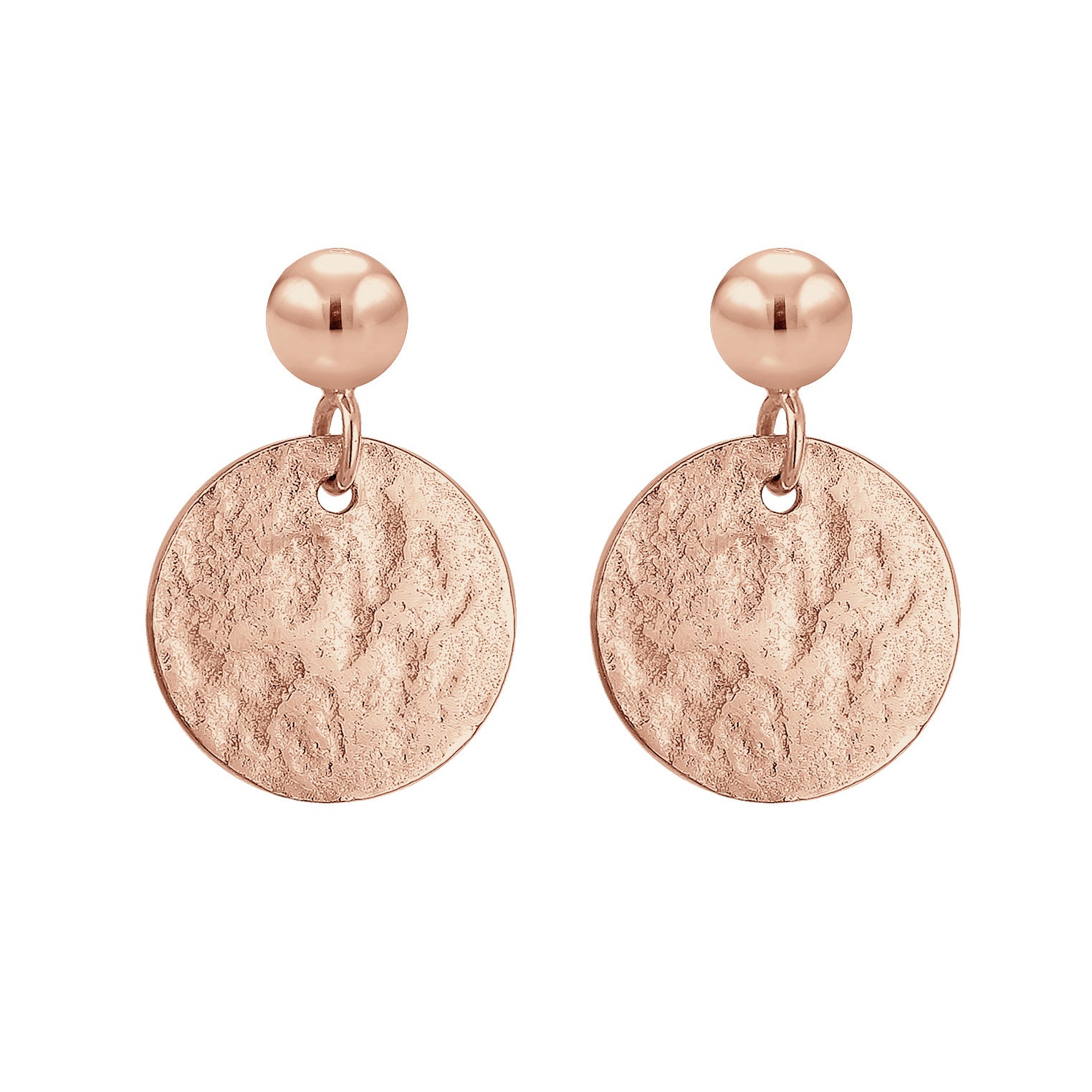 Roségold - Elli | Ohrhänger Geo | 925 Sterling Silber Rosegold