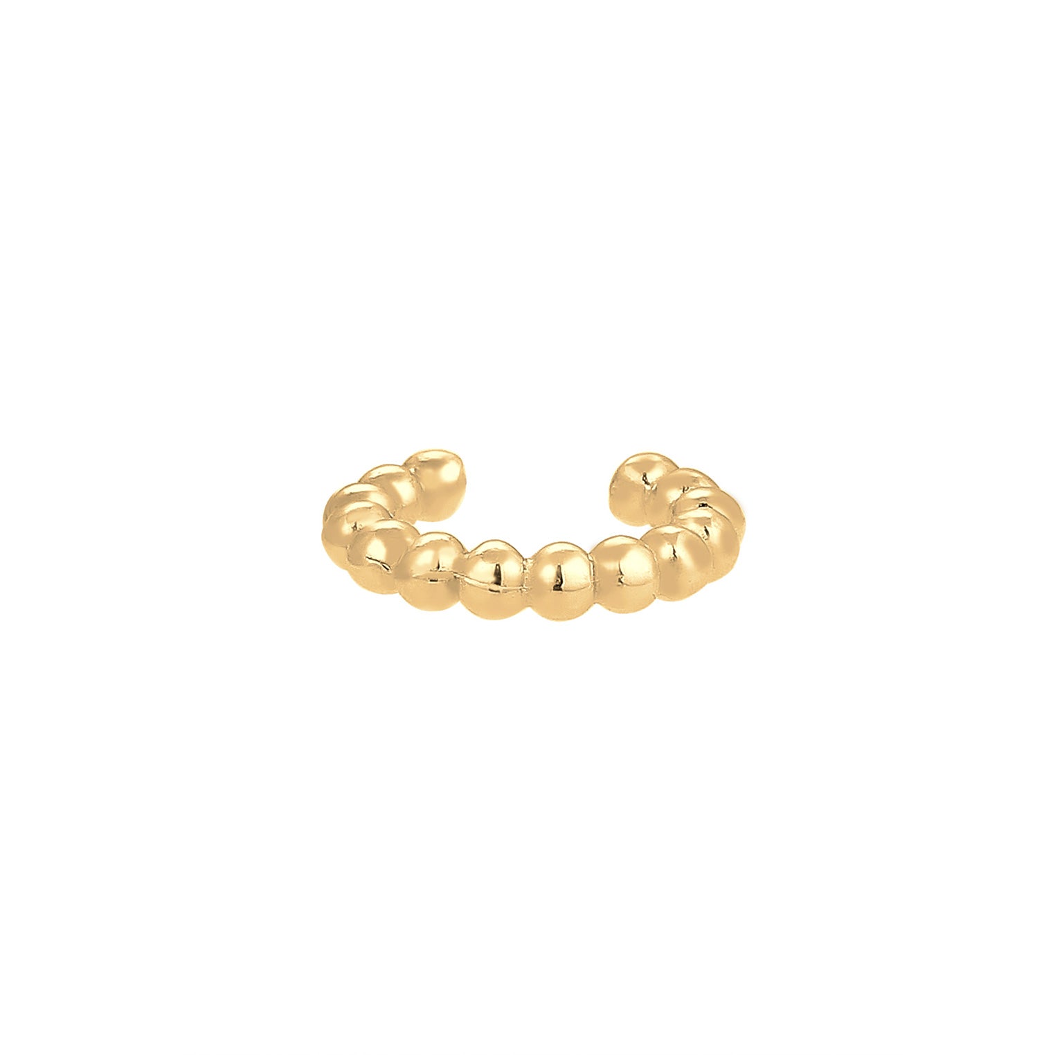 Gold - Elli | Earcuff | 925 Sterling Silber vergoldet