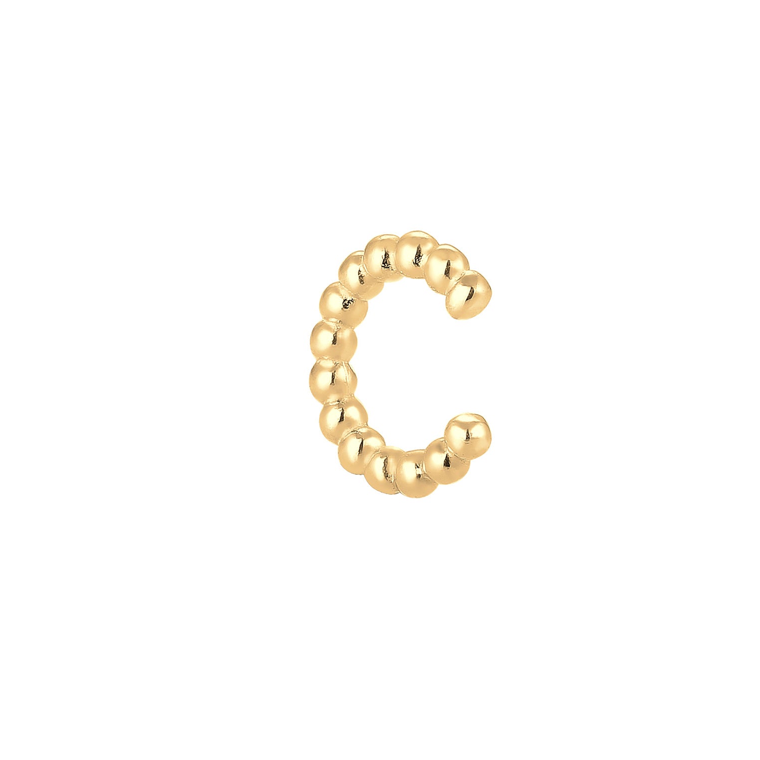 Gold - Elli | Earcuff | 925 Sterling Silber vergoldet