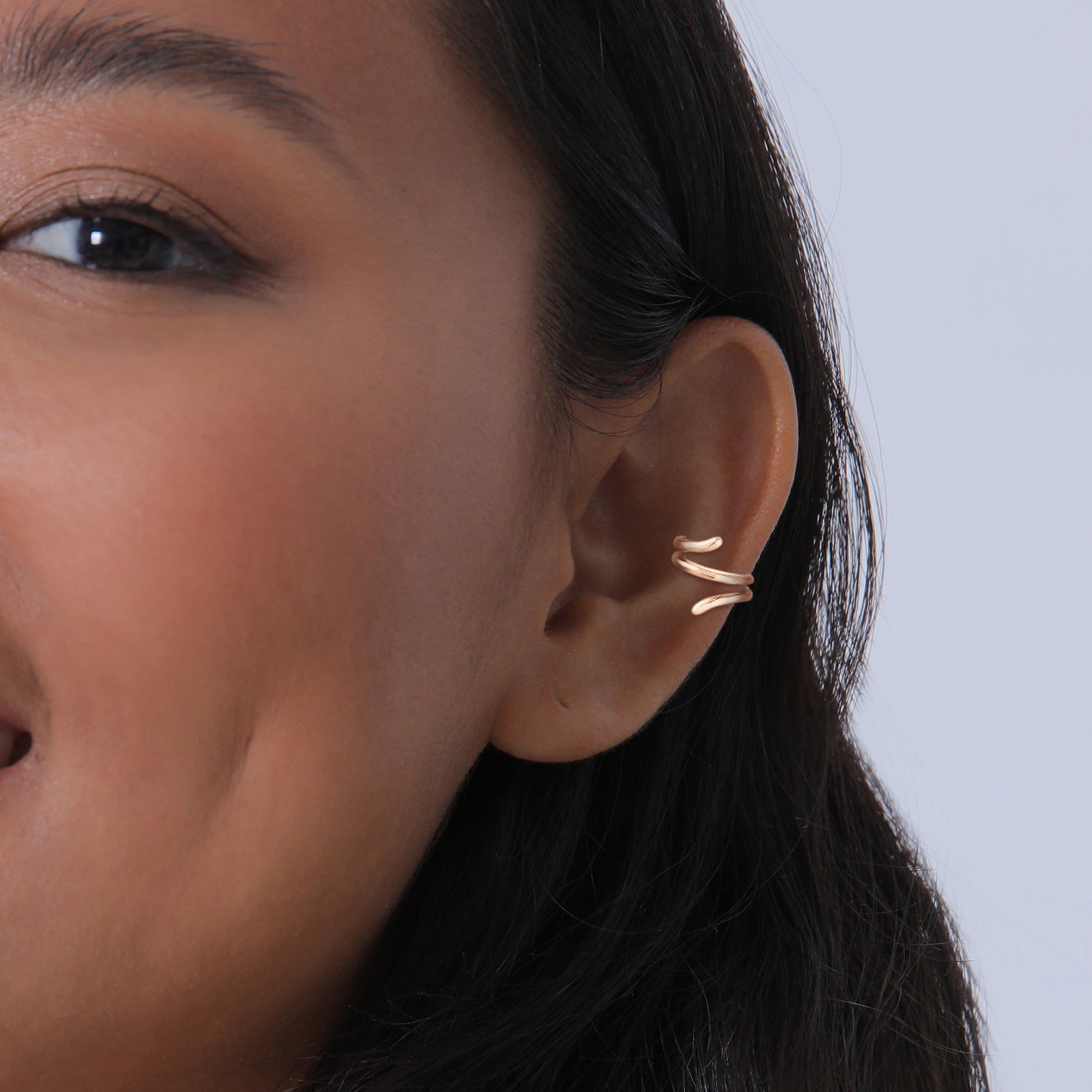 Roségold - Elli | Earcuff | 925 Sterling Silber Rosegold
