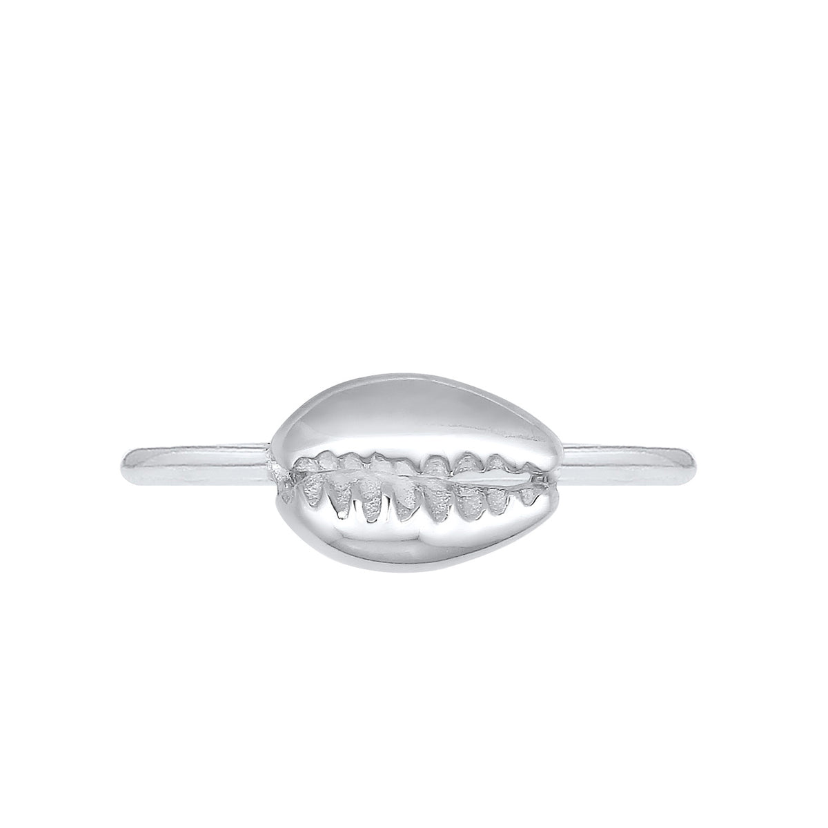 Silber - Elli | Ring Muschel | 925er Sterling Silber