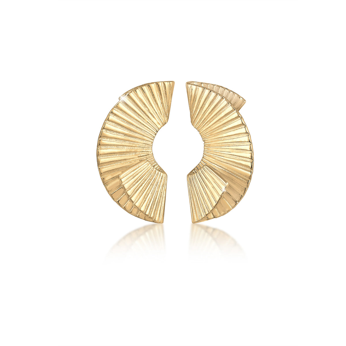 Gold - Elli PREMIUM | Ohrstecker | 925 Sterling Silber vergoldet