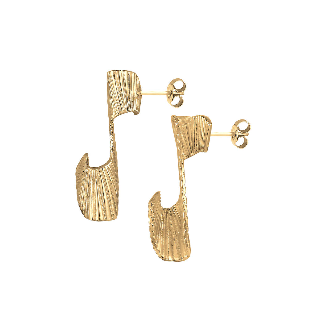 Gold - Elli PREMIUM | Ohrstecker | 925 Sterling Silber vergoldet