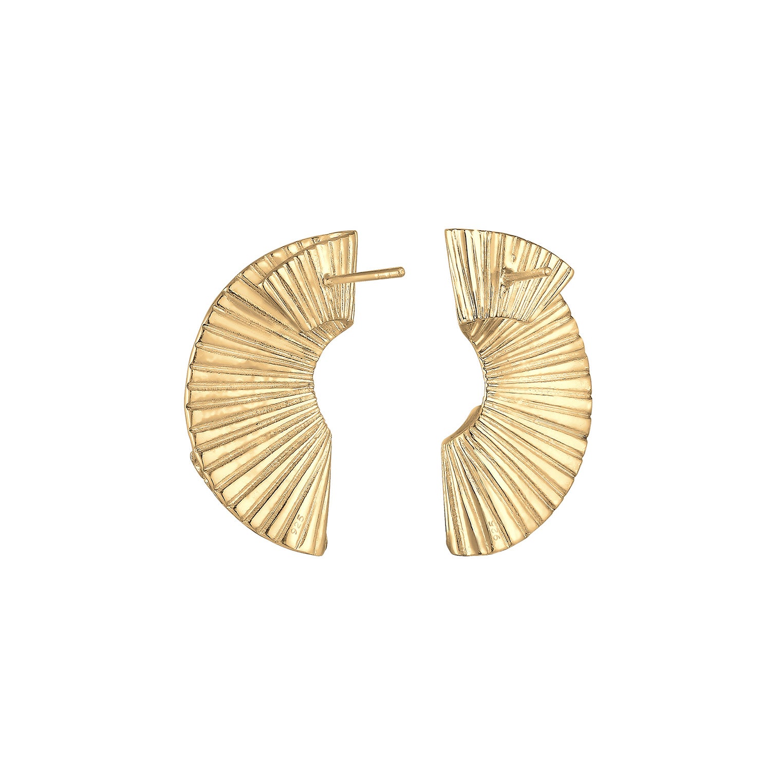 Gold - Elli PREMIUM | Ohrstecker | 925 Sterling Silber vergoldet