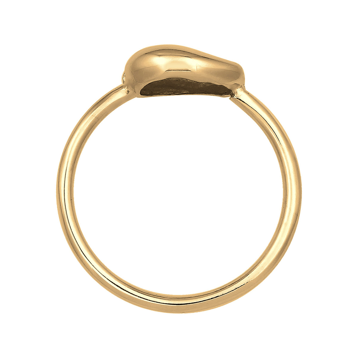 Gold - Elli | Ring Muschel | 925 Sterling Silber vergoldet