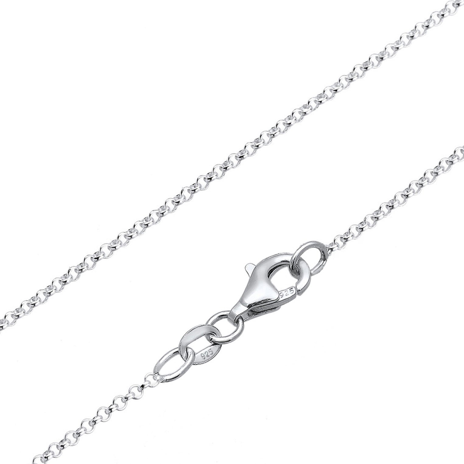 Silber - Elli | Halskette Gesicht | 925er Sterling Silber