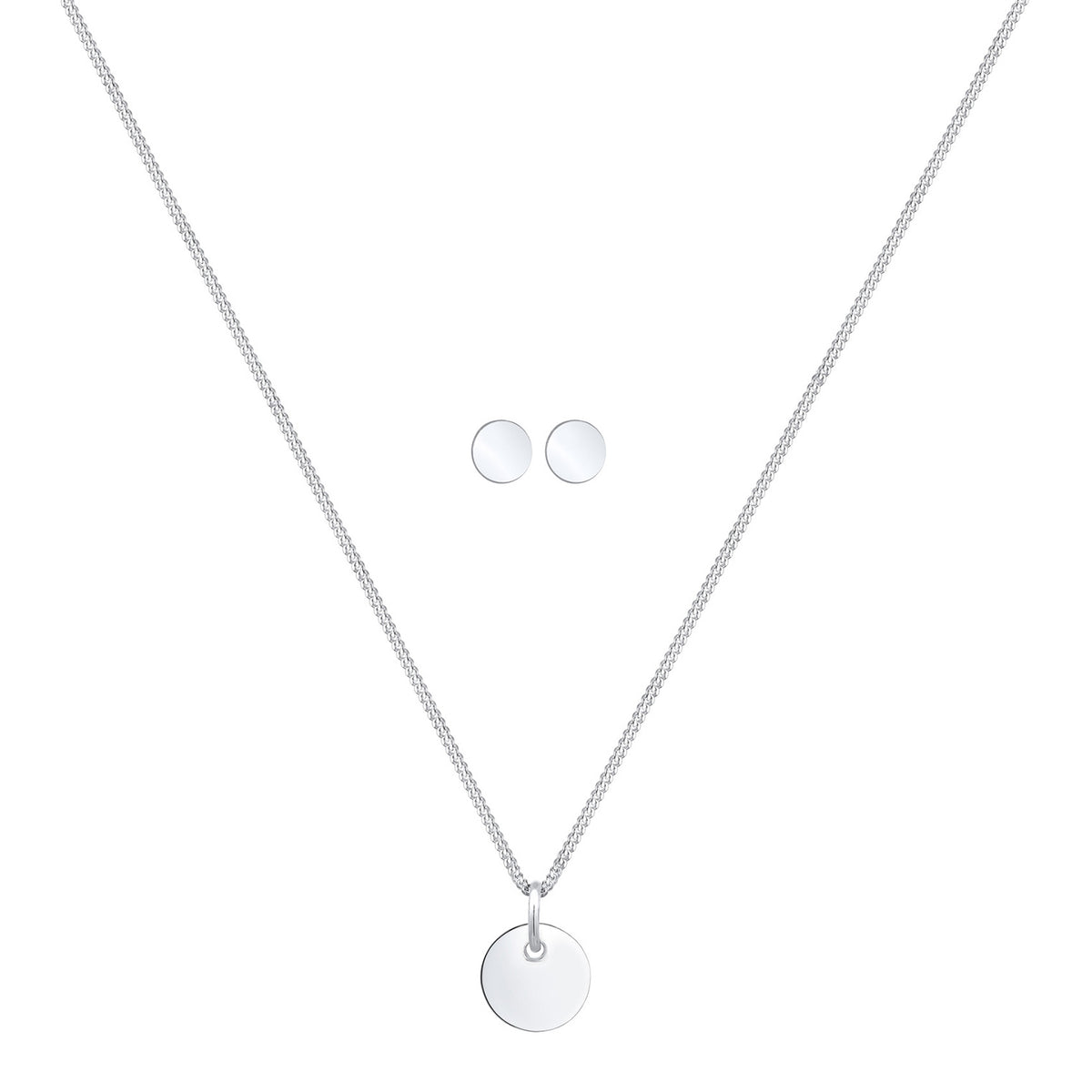Silber - Elli | Schmuckset  Geo | 925er Sterling Silber