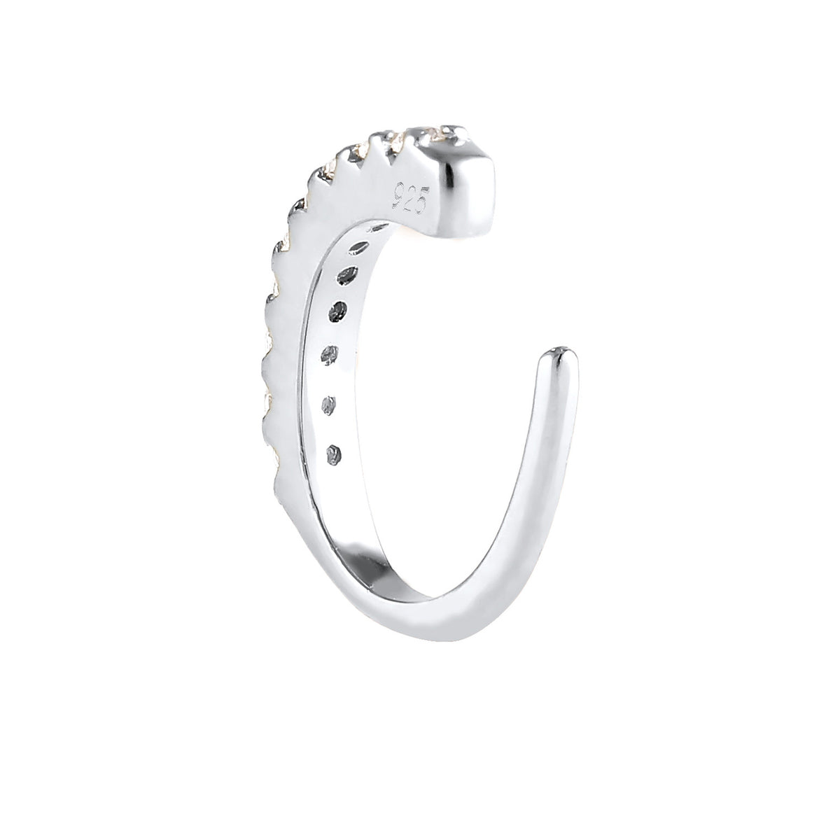 Silber - Elli | Single Earcuff | Zirkonia | 925er Sterling Silber