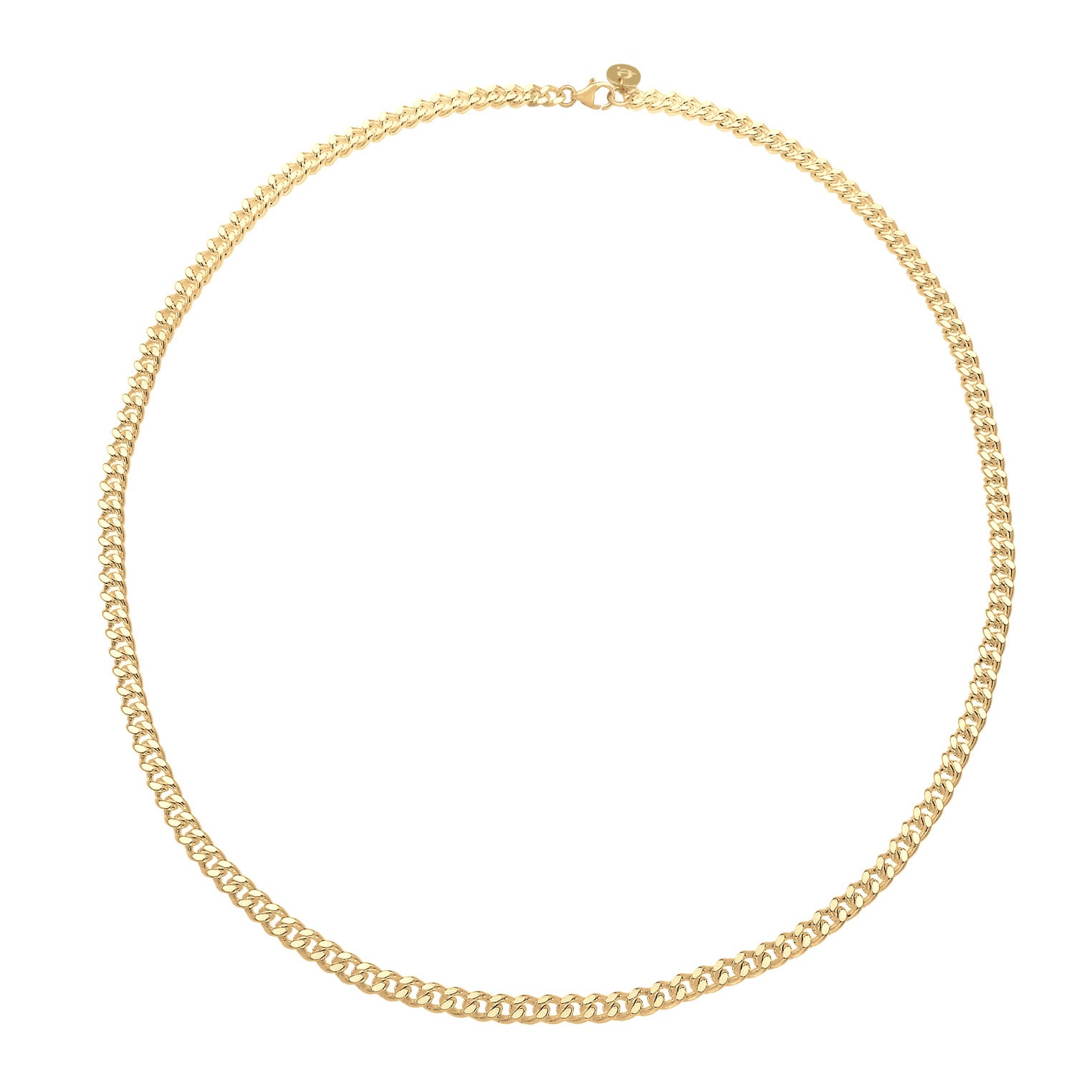 Gold - Elli PREMIUM | Halskette Basic | 925 Sterling Silber vergoldet