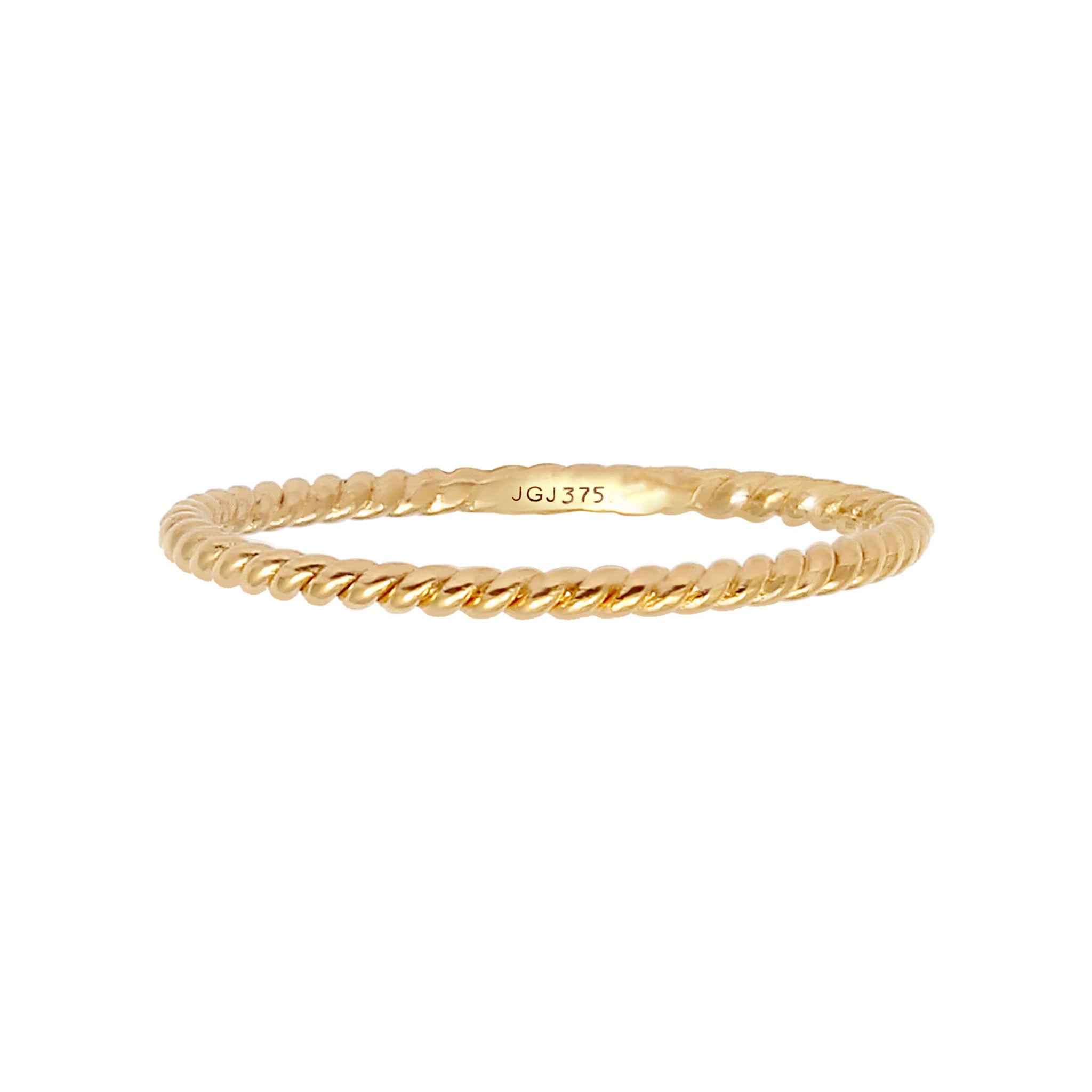 Gold - Elli PREMIUM | Ring Twisted | 375 Gelbgold