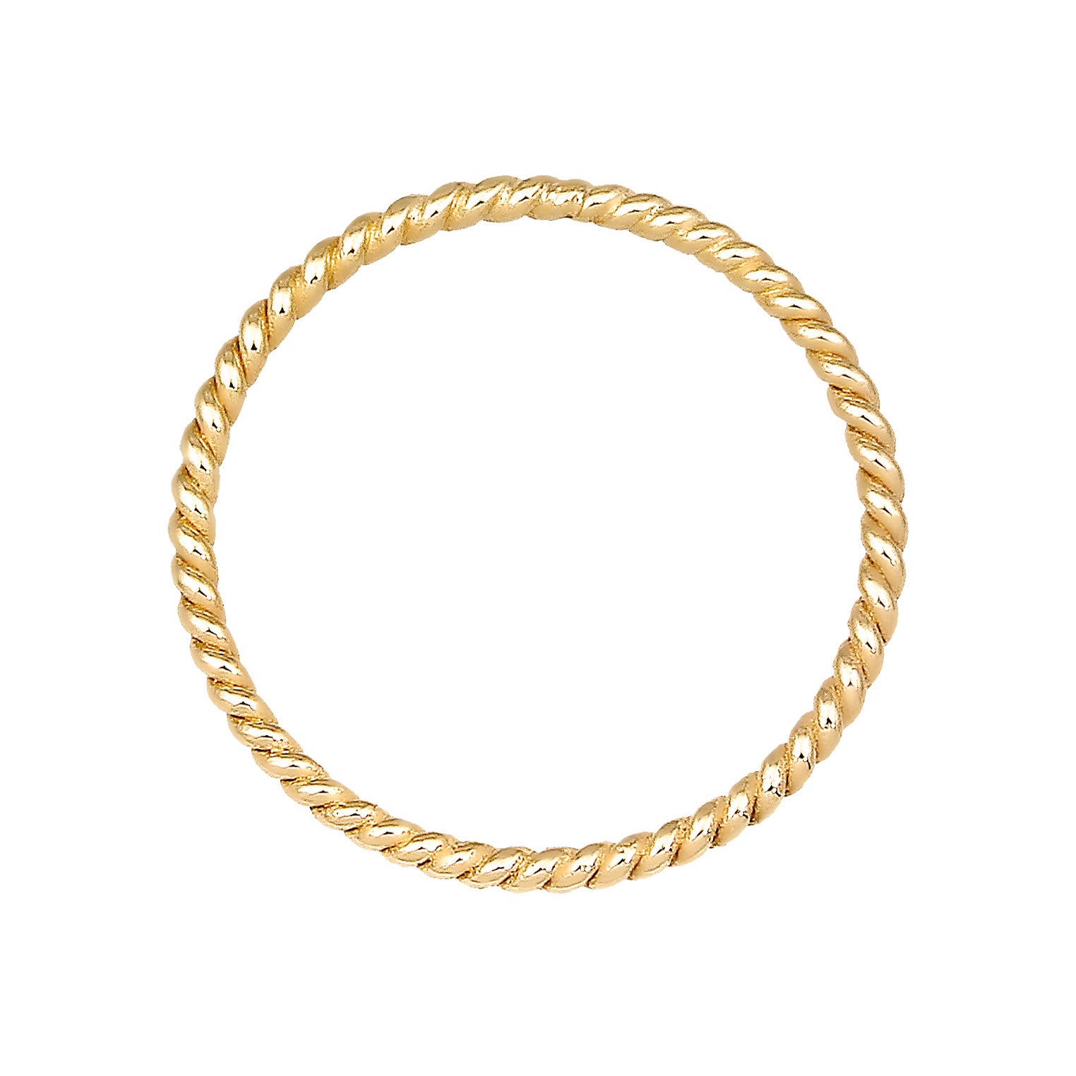 Gold - Elli PREMIUM | Ring Twisted | 375 Gelbgold