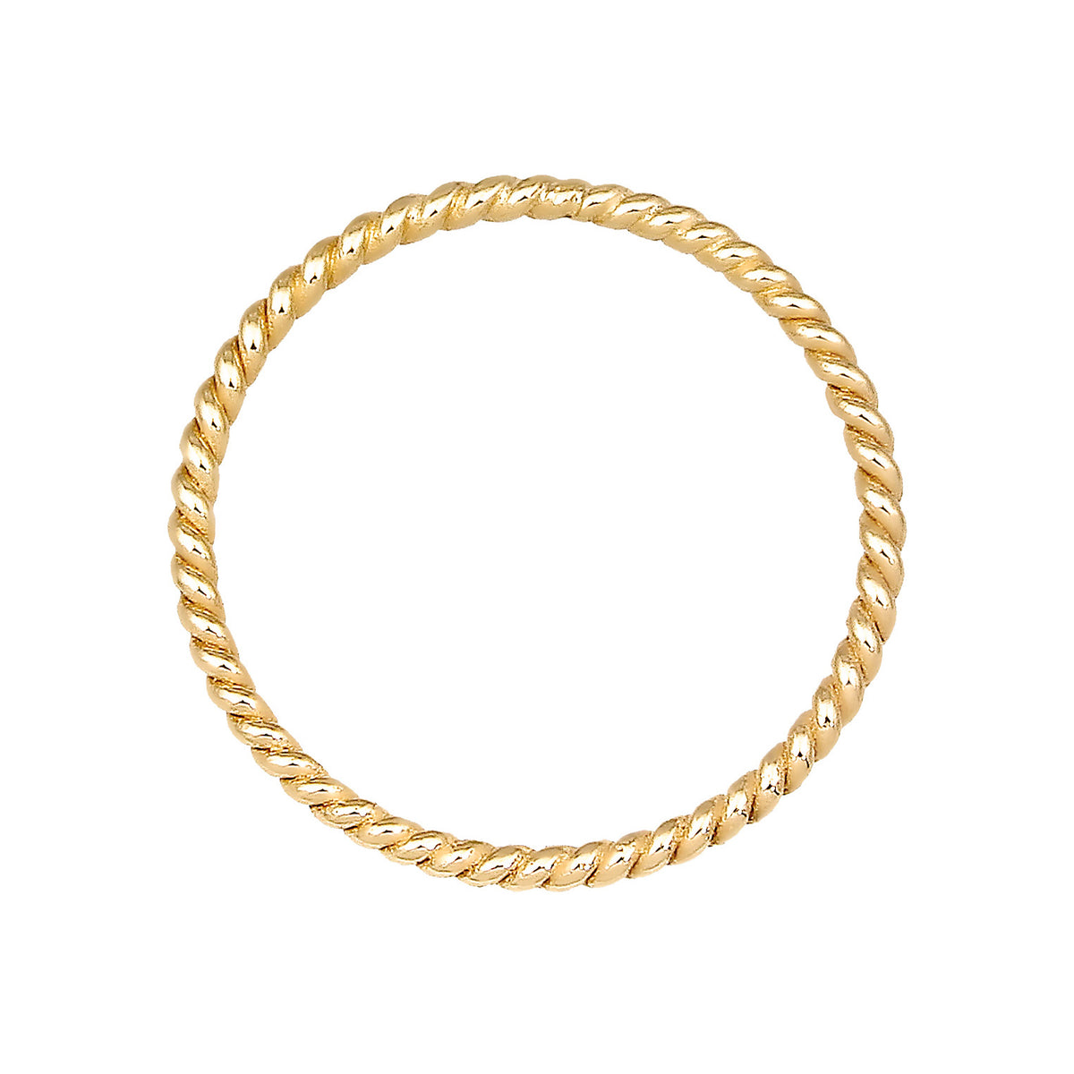 Gold - Elli PREMIUM | Ring Twisted | 375 Gelbgold