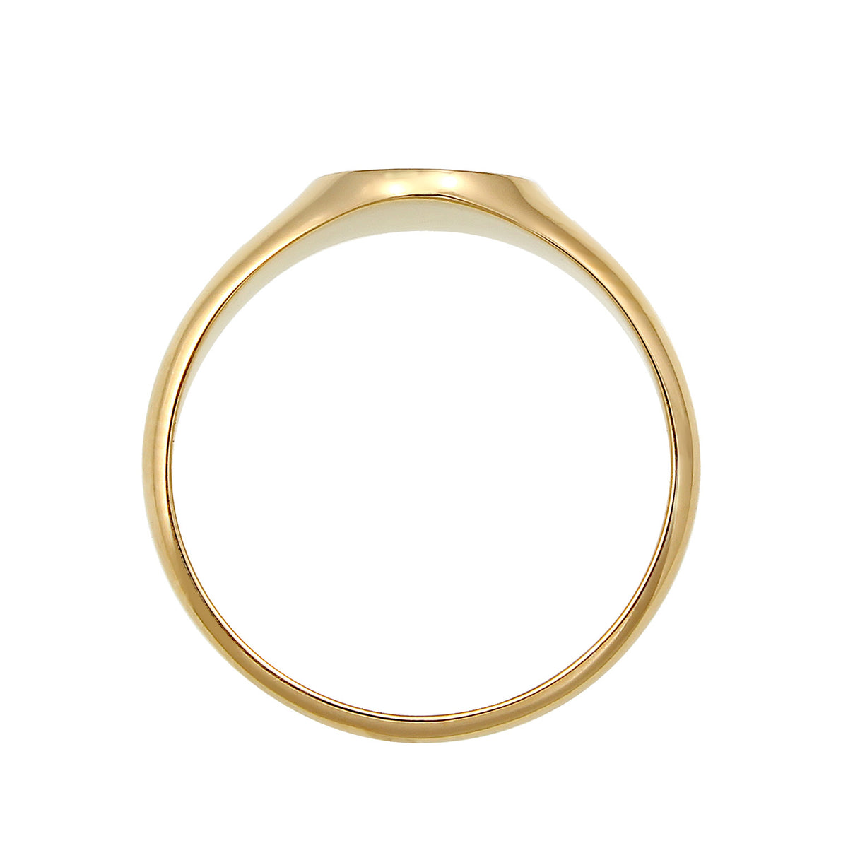 Gold - Elli PREMIUM | Siegelring | 375 Gelbgold