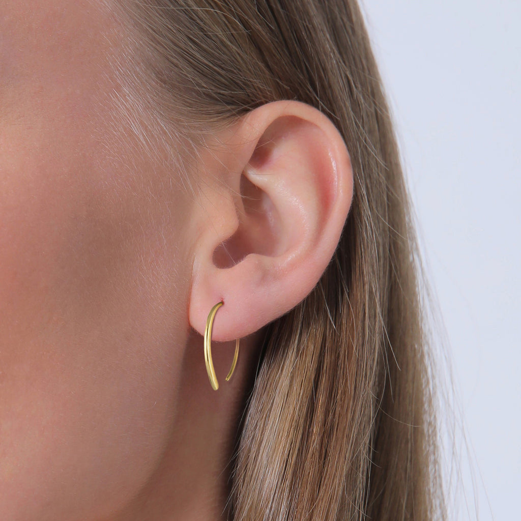 Gold - Elli PREMIUM | Creole | 375 Gelbgold