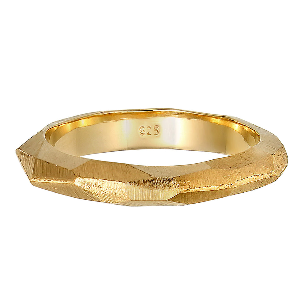 Gold - Elli PREMIUM | Paarring | 925 Sterling Silber vergoldet