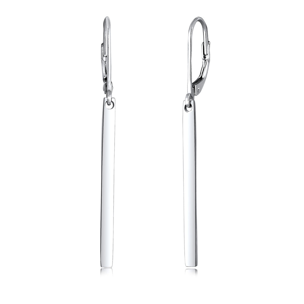 Silber - Elli | Ohrhänger Stab | 925er Sterling Silber
