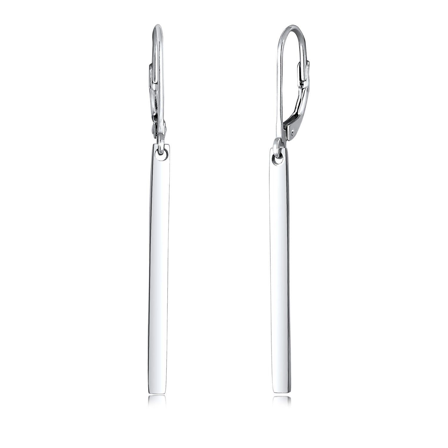 Silber - Elli | Ohrhänger Stab | 925er Sterling Silber