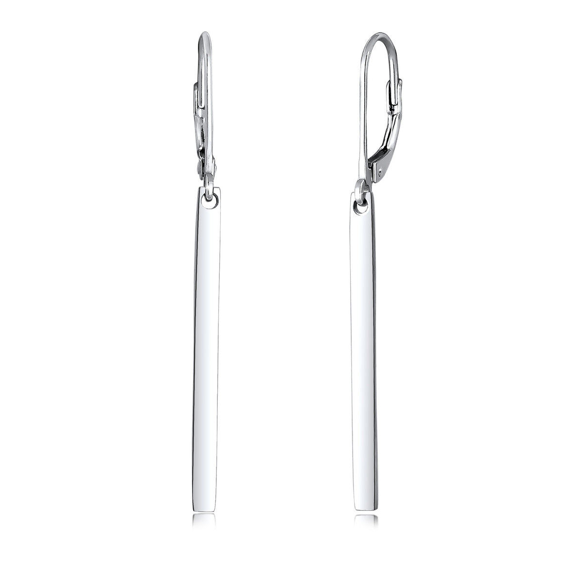 Silber - Elli | Ohrhänger Stab | 925er Sterling Silber