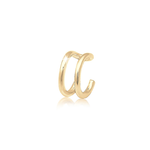 Gold - Elli | Single Earcuff | 925 Sterling Silber vergoldet