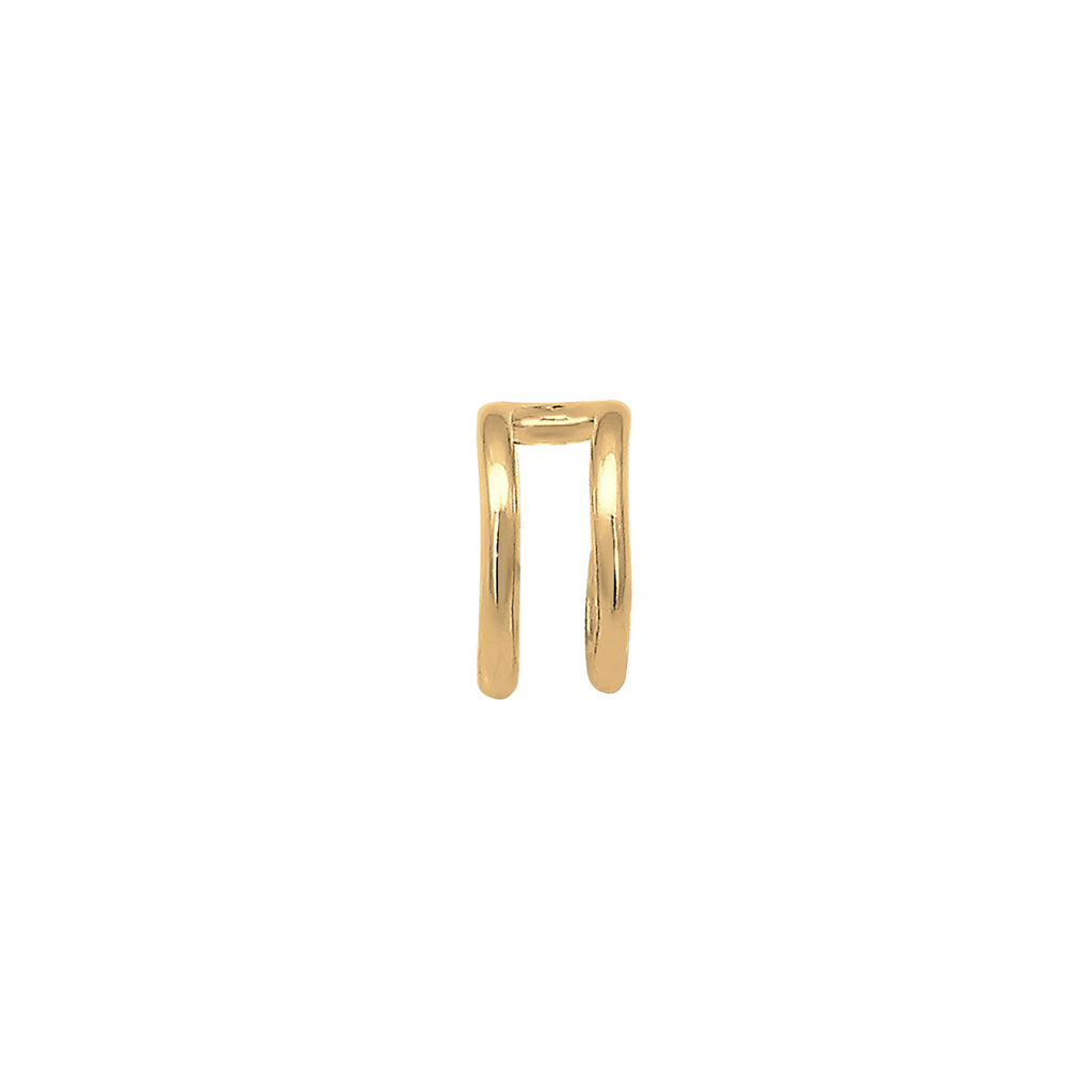 Gold - Elli | Single Earcuff | 925 Sterling Silber vergoldet