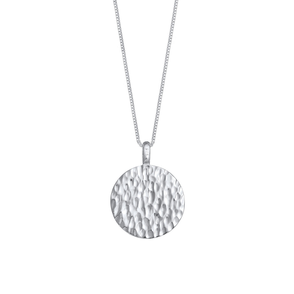 Silber - Elli | Lange Venezianer-Halskette Ornament | 925er Sterling Silber