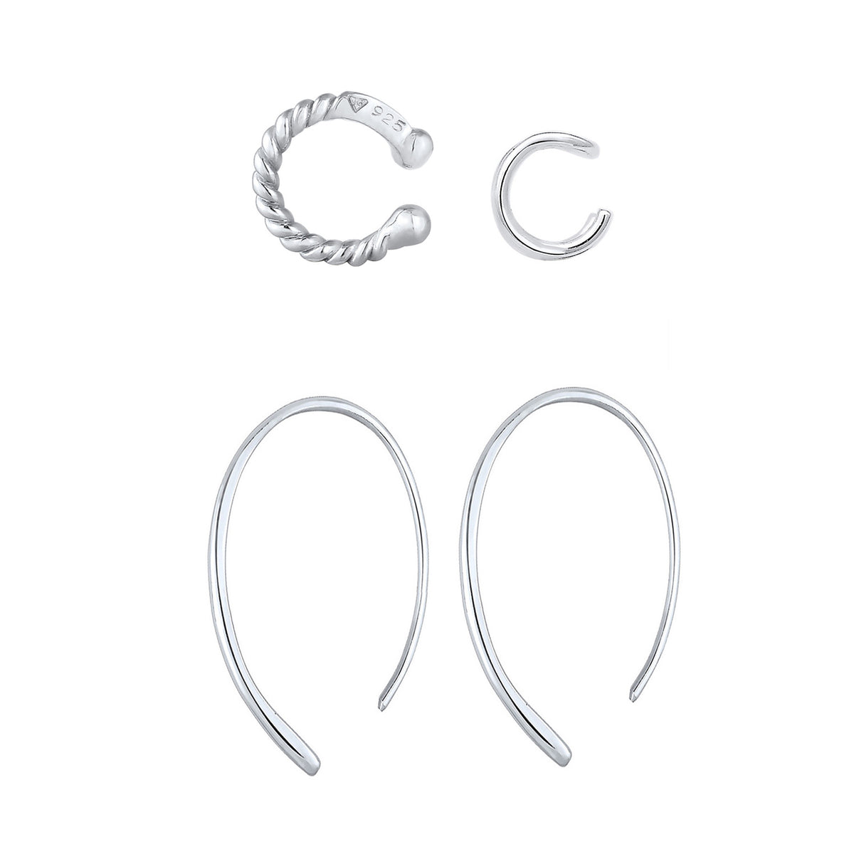 Silber - Elli | Ohrringset | 925er Sterling Silber