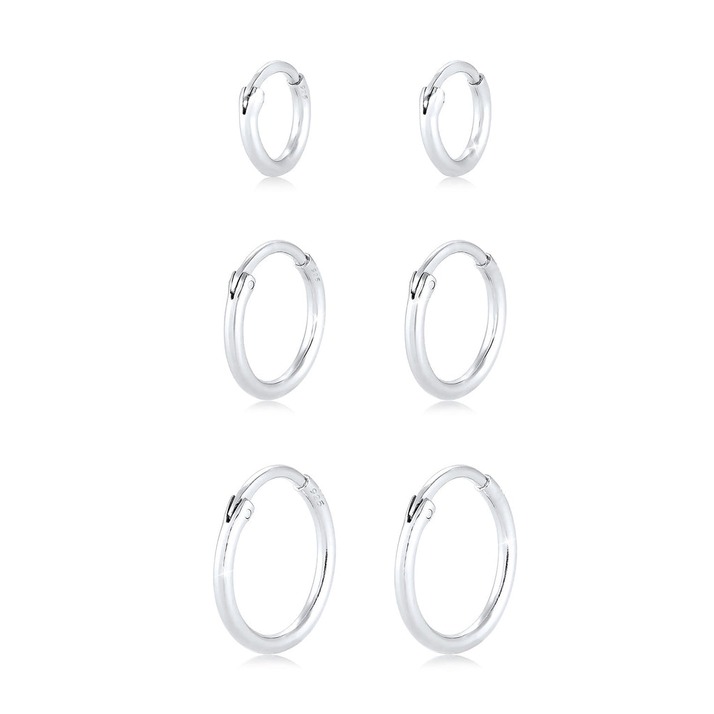 Silber - Elli | Ohrringset | 925er Sterling Silber
