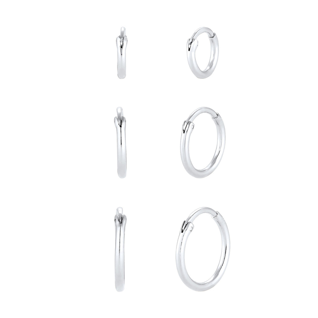 Silber - Elli | Ohrringset | 925er Sterling Silber