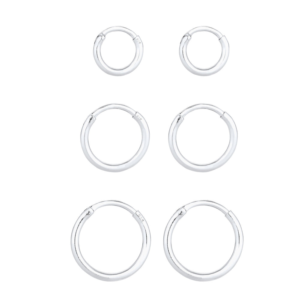 Silber - Elli | Ohrringset | 925er Sterling Silber