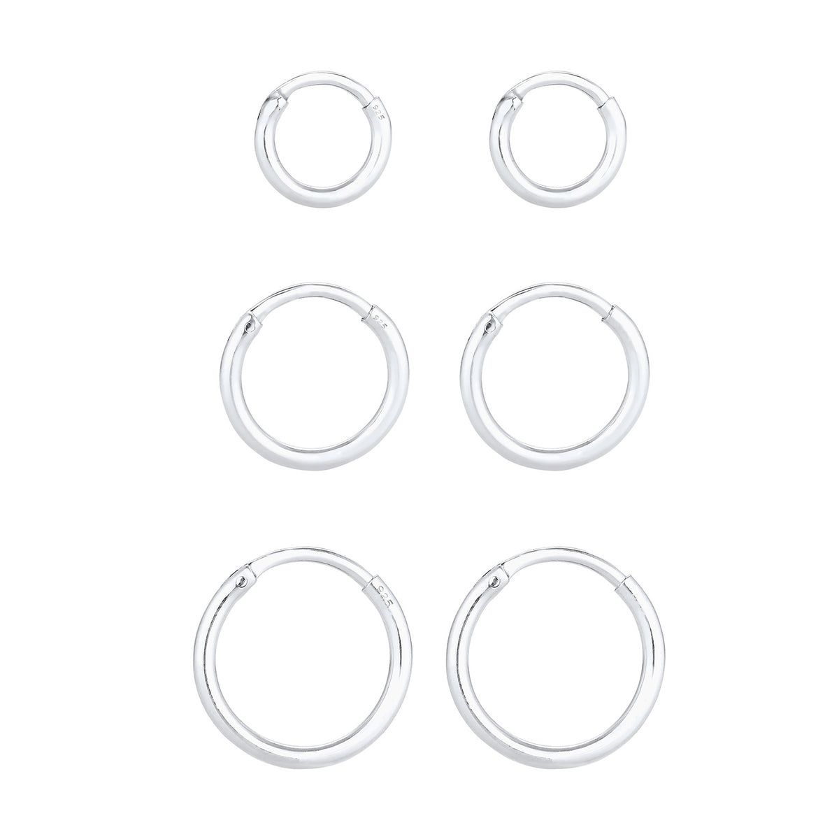 Silber - Elli | Ohrringset | 925er Sterling Silber