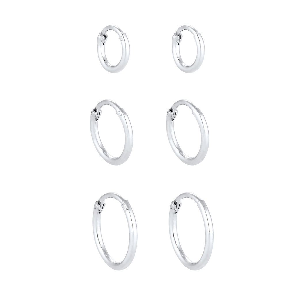Silber - Elli | Ohrringset | 925er Sterling Silber