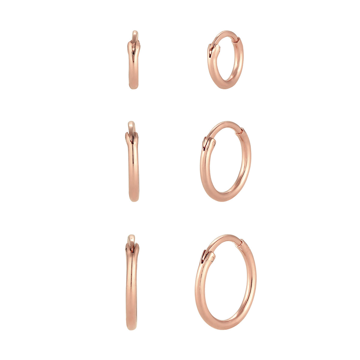 Roségold - Elli | Ohrringset | 925 Sterling Silber Rosegold