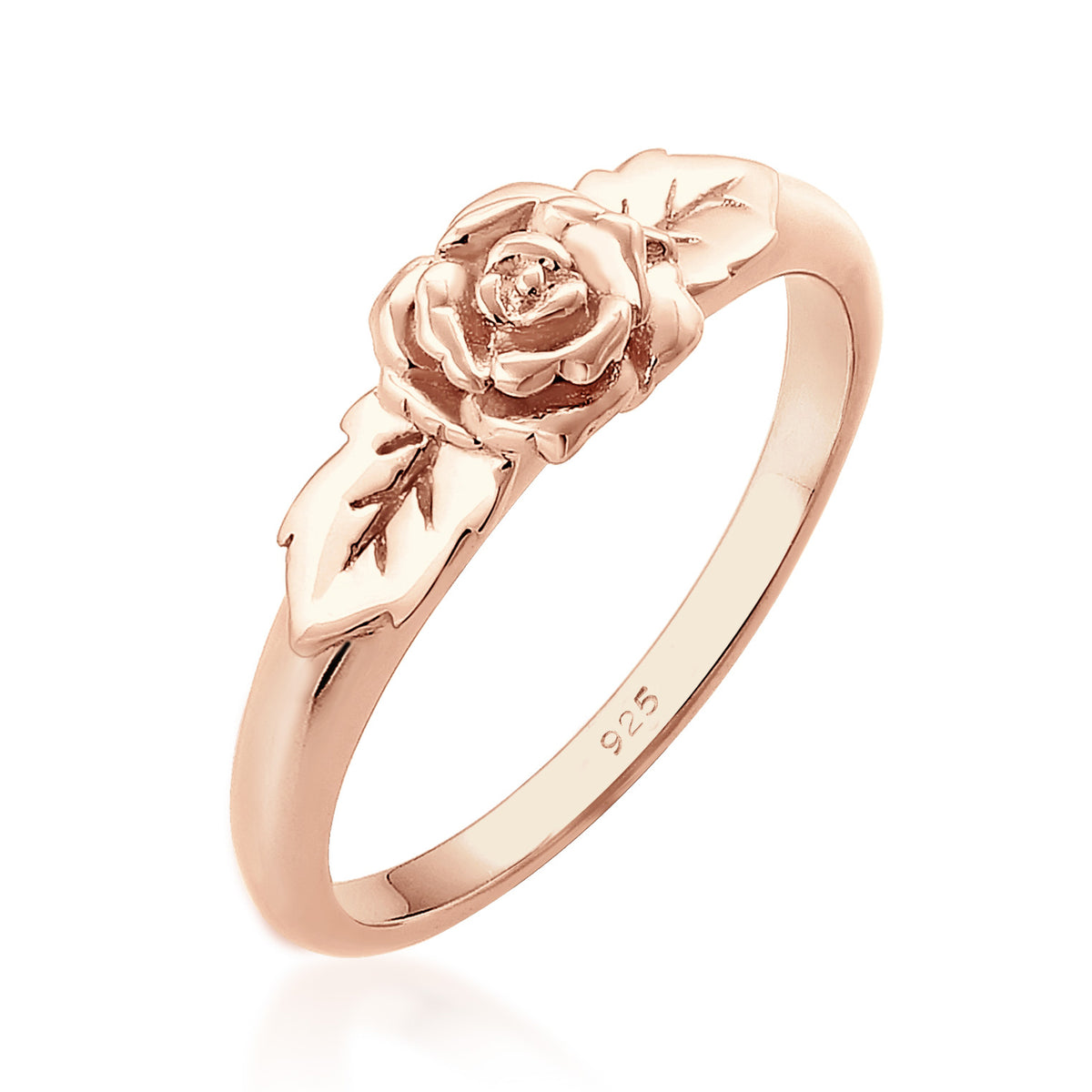 Roségold - Elli | Ring Rose | 925 Sterling Silber Rosegold