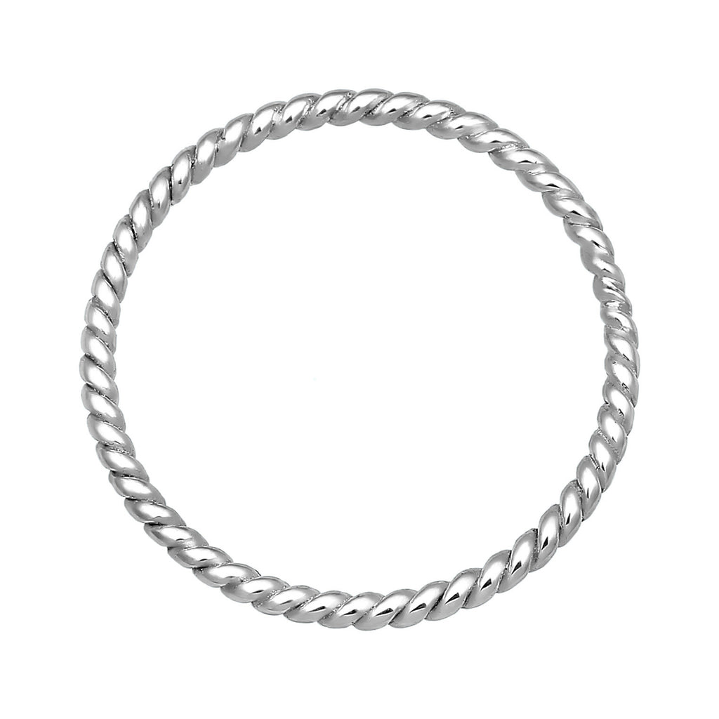 Silber - Elli PREMIUM | Ring Geo | 585 Weißgold