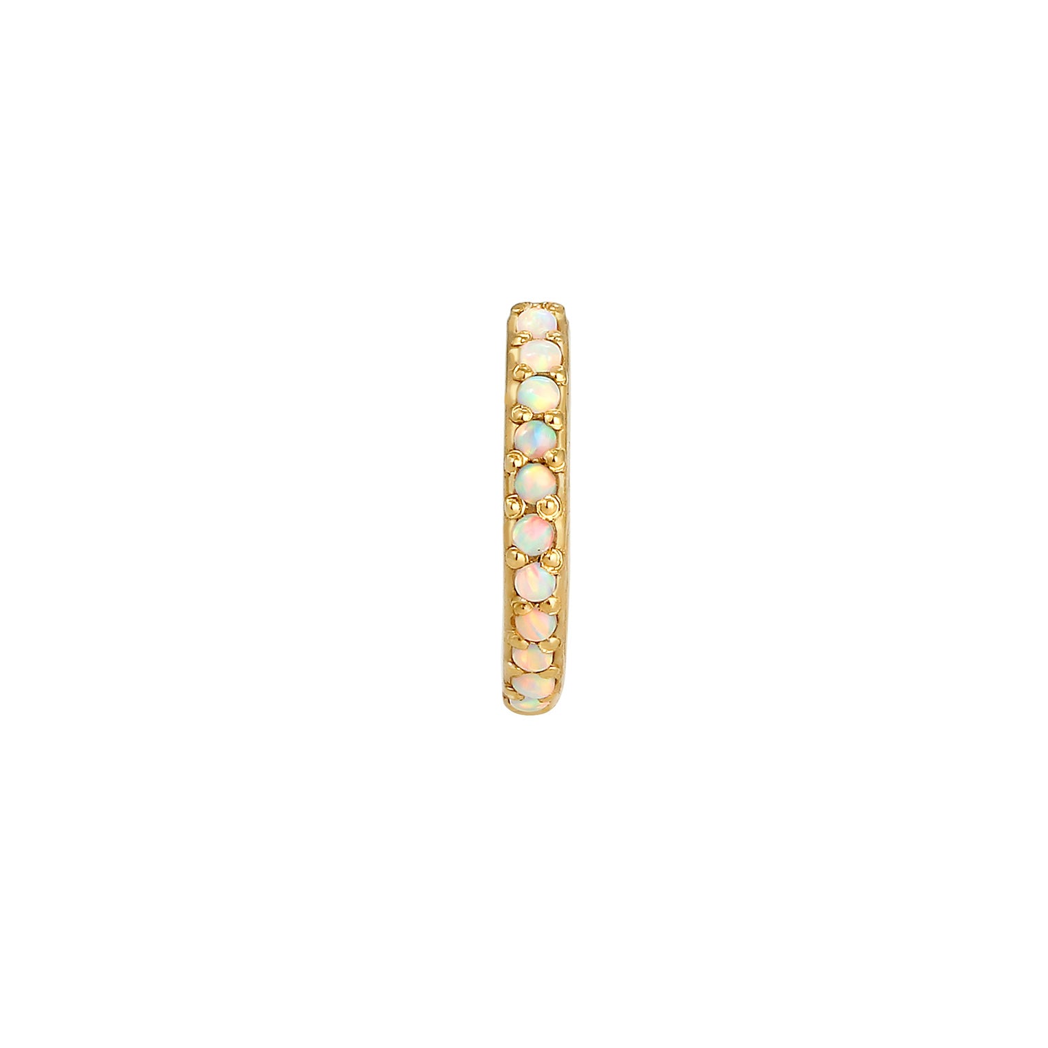 Gold - Elli | Single Earcuff | Opal | 925 Sterling Silber vergoldet
