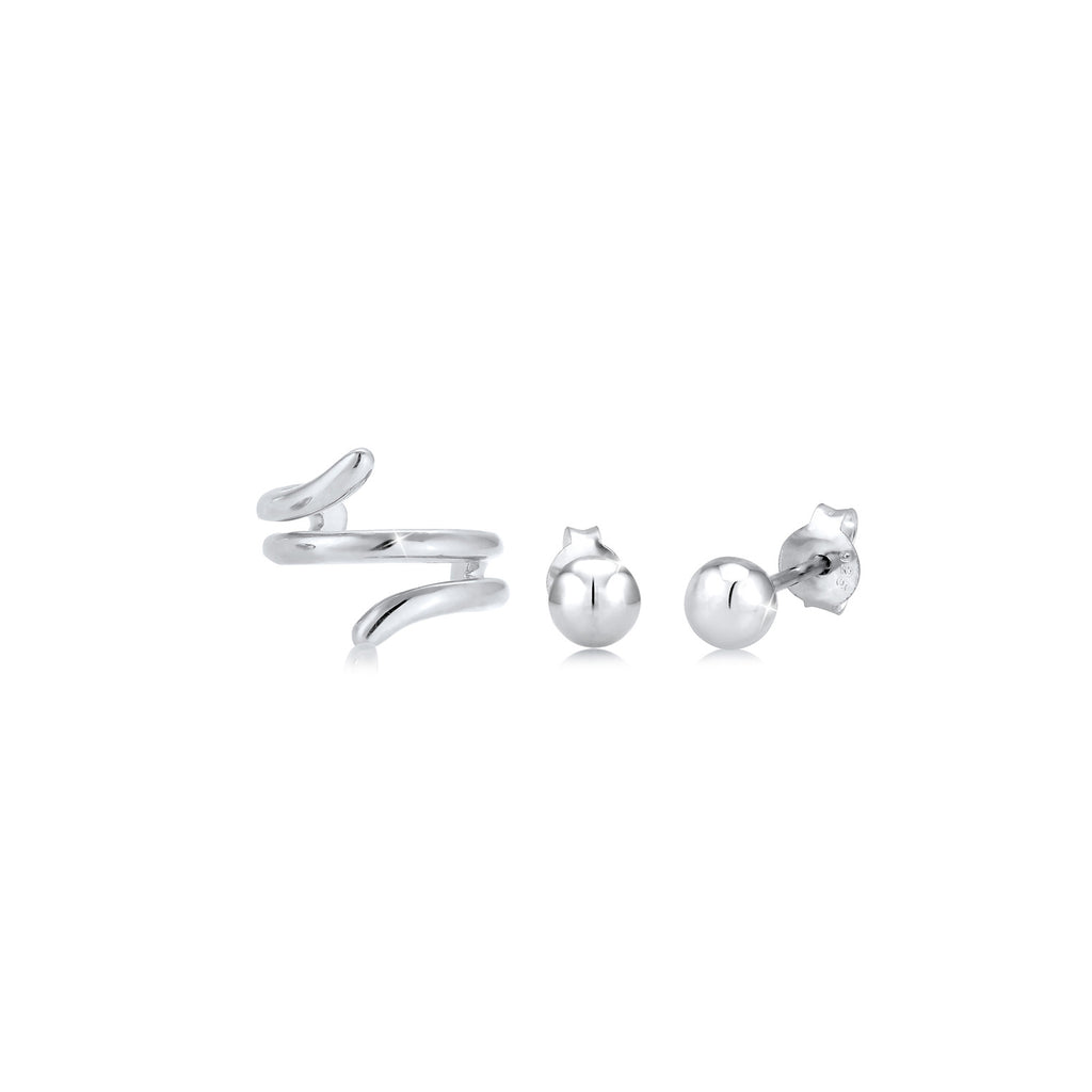 Silber - Elli | Ohrringset | 925er Sterling Silber